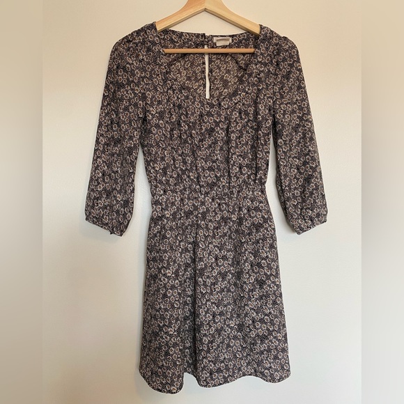 Cooperative long sleeve sunflower dress - Picture 2 of 5